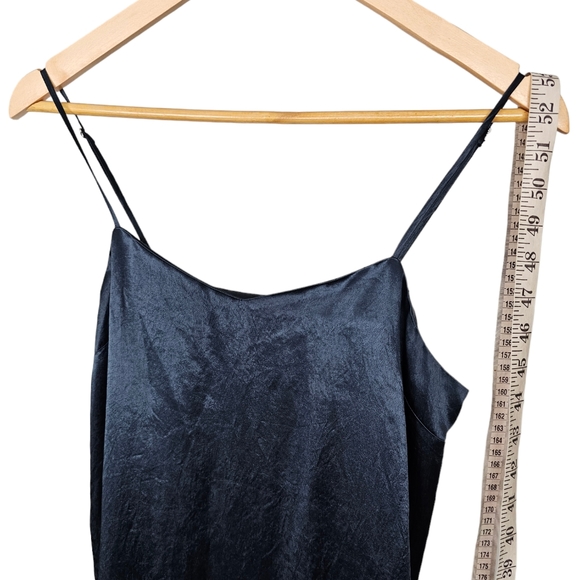 Jenni Kayne Satin Slip Dress Blue Maxi Long Size Small - Picture 5 of 7